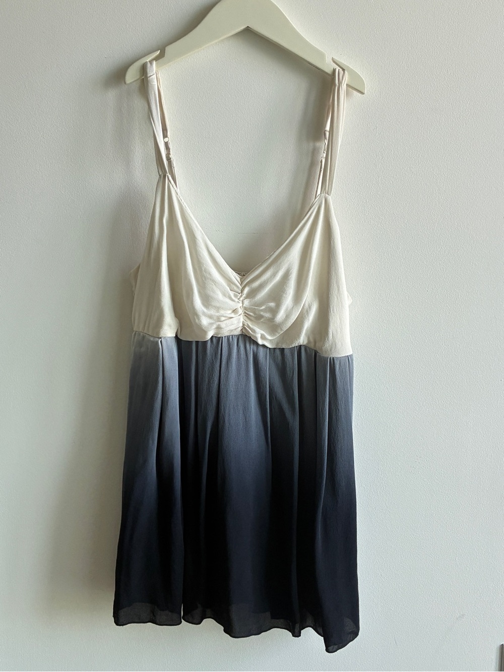 Vintage silk baby doll ombré cami